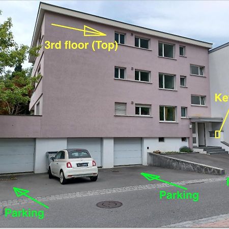 Schone Grosse Attika-Wohnung Im Zentrum Von Vaduz Inkl. Parkplatz Zewnętrze zdjęcie